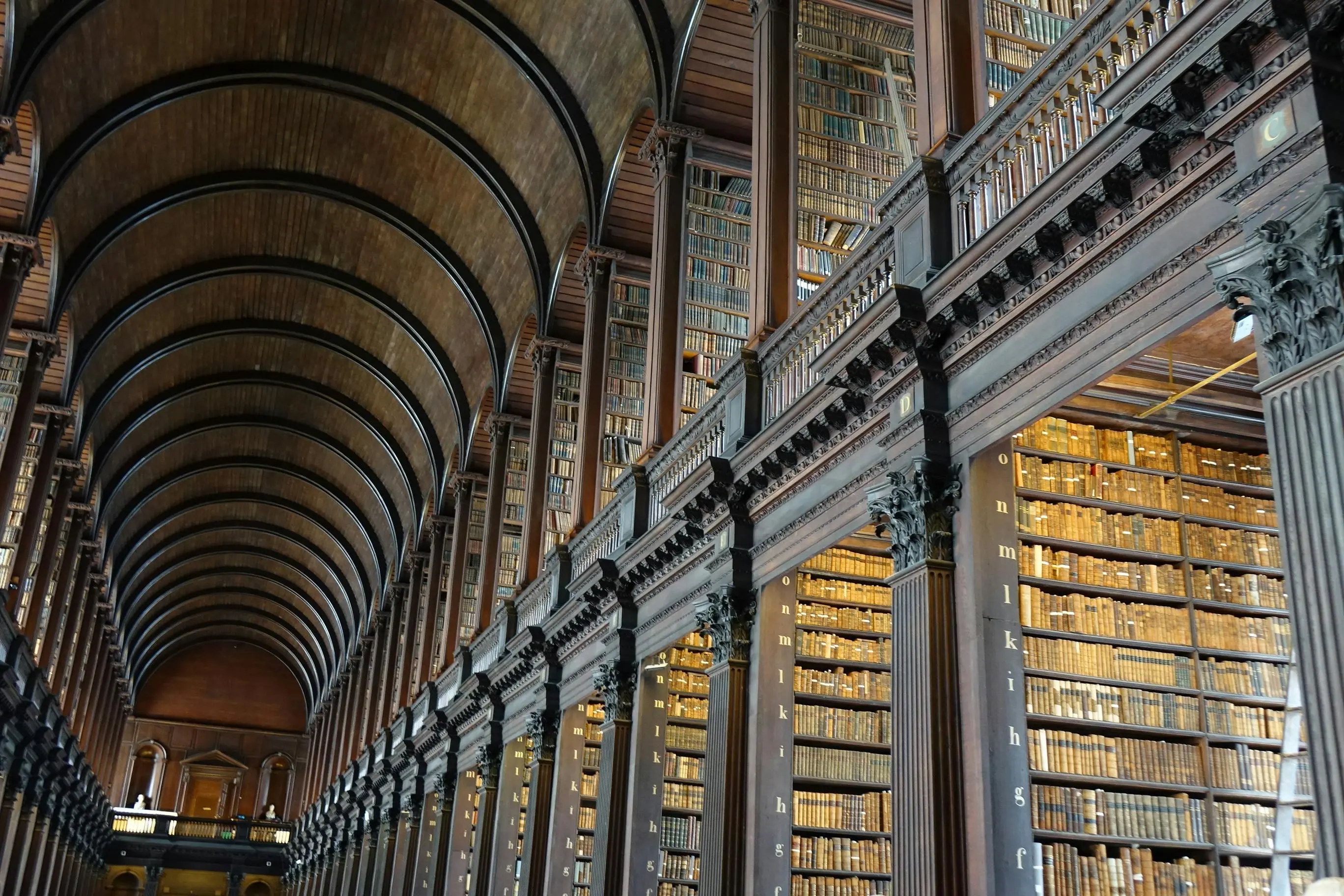 Foto Vintage de Biblioteca